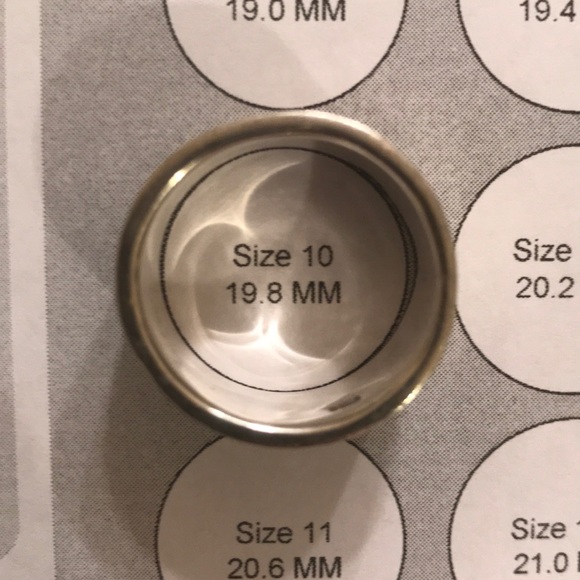 Solid silver ring - Picture 4 of 4